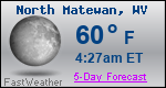 Weather Forecast for North Matewan, WV