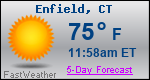 Weather Forecast for Enfield, CT