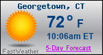 Weather Forecast for Georgetown, CT