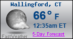 Weather Forecast for Wallingford, CT