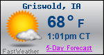 Weather Forecast for Griswold, IA