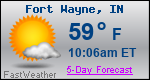 Weather Forecast for Fort Wayne, IN