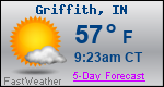 Weather Forecast for Griffith, IN