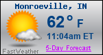 Weather Forecast for Monroeville, IN