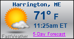 Weather Forecast for Harrington, ME