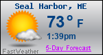 Weather Forecast for Seal Harbor, ME