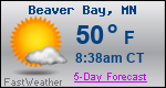 Weather Forecast for Beaver Bay, MN