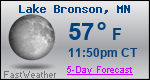 Weather Forecast for Lake Bronson, MN
