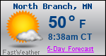 Weather Forecast for North Branch, MN