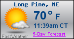 Weather Forecast for Long Pine, NE