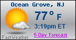 Weather Forecast for Ocean Grove, NJ