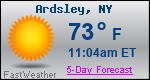 Weather Forecast for Ardsley, NY