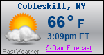 Weather Forecast for Cobleskill, NY