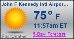 Weather Forecast for John F Kennedy International Airport, NY