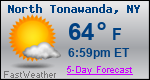 Weather Forecast for North Tonawanda, NY