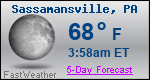 Weather Forecast for Sassamansville, PA