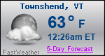 Weather Forecast for Townshend, VT