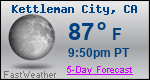 Weather Forecast for Kettleman City, CA