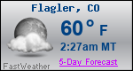 Weather Forecast for Flagler, CO