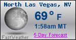 Weather Forecast for North Las Vegas, NV
