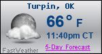 Weather Forecast for Turpin, OK