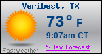 Weather Forecast for Veribest, TX
