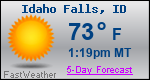 Weather Forecast for Idaho Falls, ID