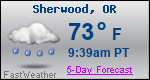 Weather Forecast for Sherwood, OR