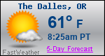 Weather Forecast for The Dalles, OR