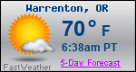 Weather Forecast for Warrenton, OR