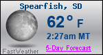 Weather Forecast for Spearfish, SD