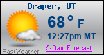 Weather Forecast for Draper, UT