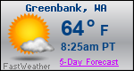 Weather Forecast for Greenbank, WA