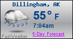 Weather Forecast for Dillingham, AK