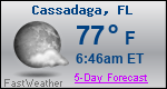 Weather Forecast for Cassadaga, FL