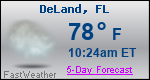 Weather Forecast for DeLand, FL