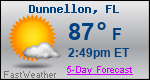 Weather Forecast for Dunnellon, FL
