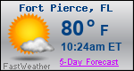 Weather Forecast for Fort Pierce, FL