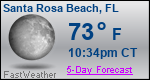 Weather Forecast for Santa Rosa Beach, FL