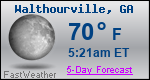 Weather Forecast for Walthourville, GA