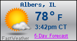 Weather Forecast for Albers, IL