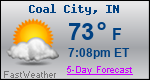 Weather Forecast for Coal City, IN