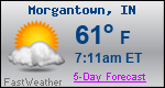 Weather Forecast for Morgantown, IN