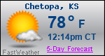 Weather Forecast for Chetopa, KS