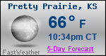 Weather Forecast for Pretty Prairie, KS