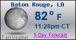 Weather Forecast for Baton Rouge, LA