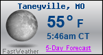 Weather Forecast for Taneyville, MO