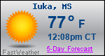 Weather Forecast for Iuka, MS