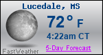 Weather Forecast for Lucedale, MS