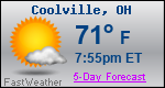 Weather Forecast for Coolville, OH